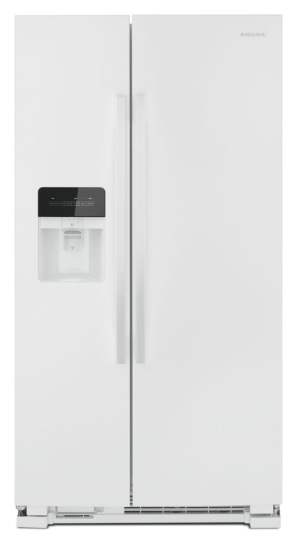 36-inch Side-by-Side Refrigerator with Dual Pad External Ice and Water Dispenser