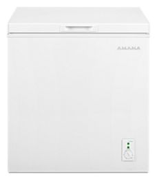 White 5 3 Cu Ft Compact Freezer With 2 Rollers Aqc0501grw Amana