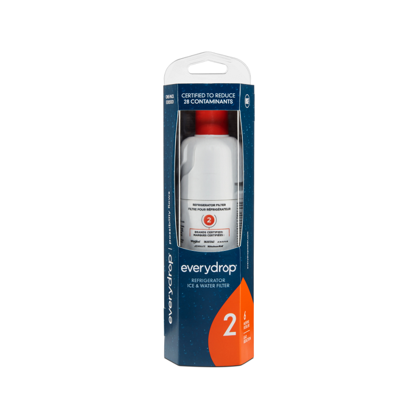 everydrop® Refrigerator Water Filter 2 - EDR2RXD1 (Pack of 1) 1 Pack  EDR2RXD1 | Whirlpool