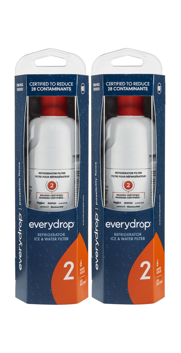 everydrop&reg; Refrigerator Water Filter 2 - EDR2RXD1 (Pack of 2)