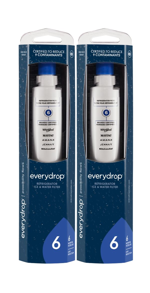 everydrop&reg; Refrigerator Water Filter 6 - EDR6D1 (Pack of 2)