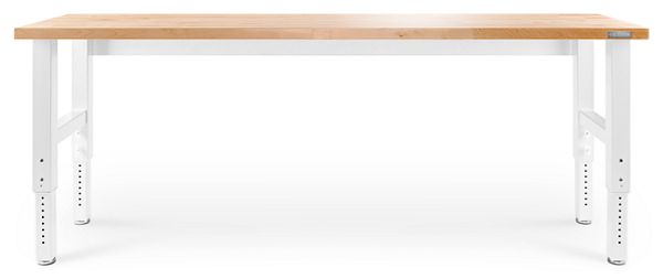 Établi en bois franc à hauteur réglable de 8 pi (243,8 cm)