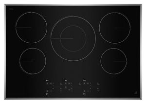 JEC3430HS JennAir 30 Lustre Stainless Electric Cooktop - Black with  Stainless Trim