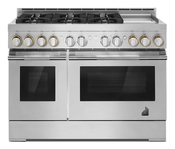 48" RISE™ Gas Professional-Style Range with Chrome-Infused Griddle