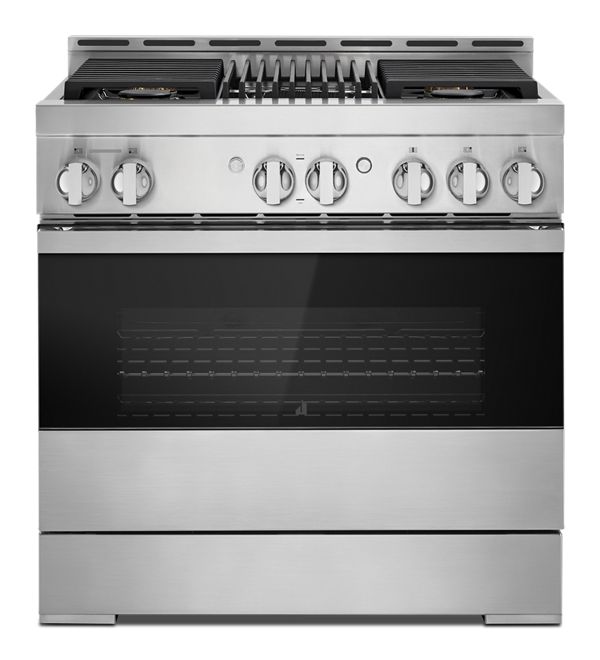 36" NOIR™ Gas Professional-Style Range with Infrared Grill