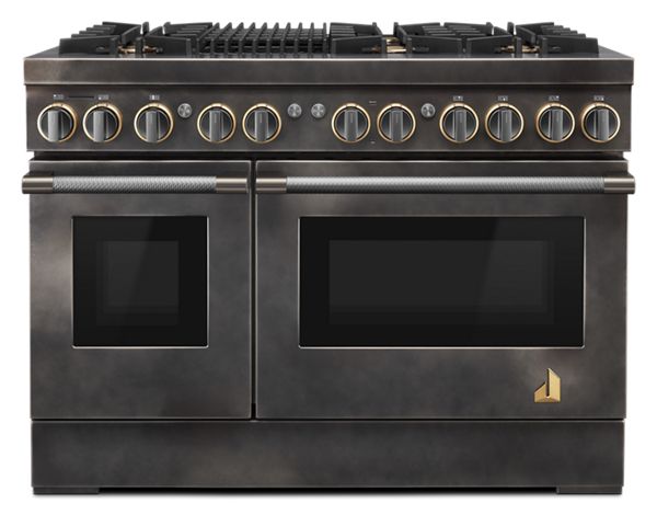 Smoke & Brass By JennAir® 48" Dual-Fuel Professional-Style Range