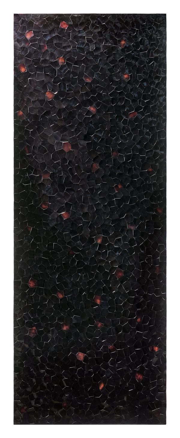 30" Elements Collection Dark Pen Carnelian Custom Column Panel