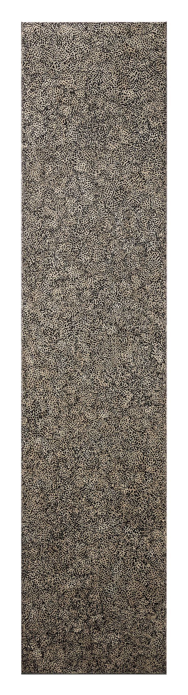 18" Elements Collection Eggshell Snakeskin Black Custom Column Panel