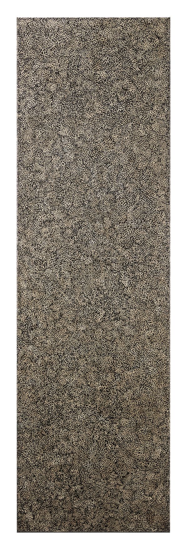 24" Elements Collection Eggshell Snakeskin Black Custom Column Panel