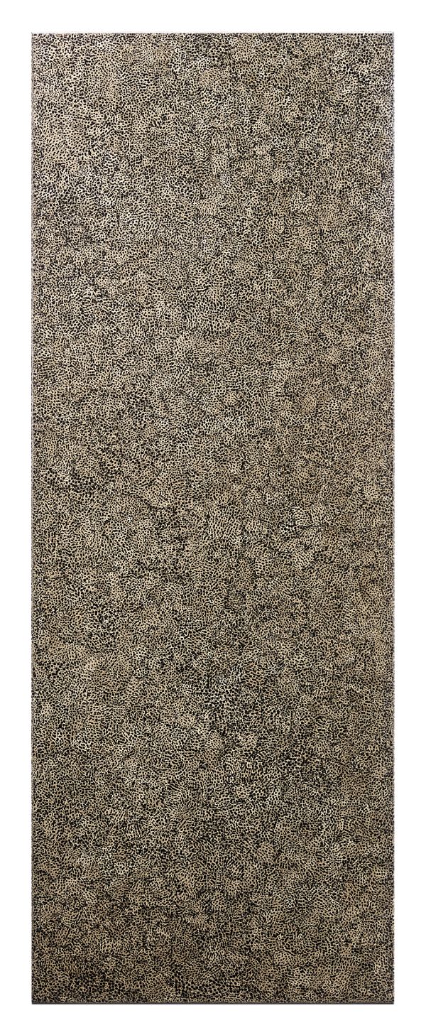 30" Elements Collection Eggshell Snakeskin Black Custom Column Panel