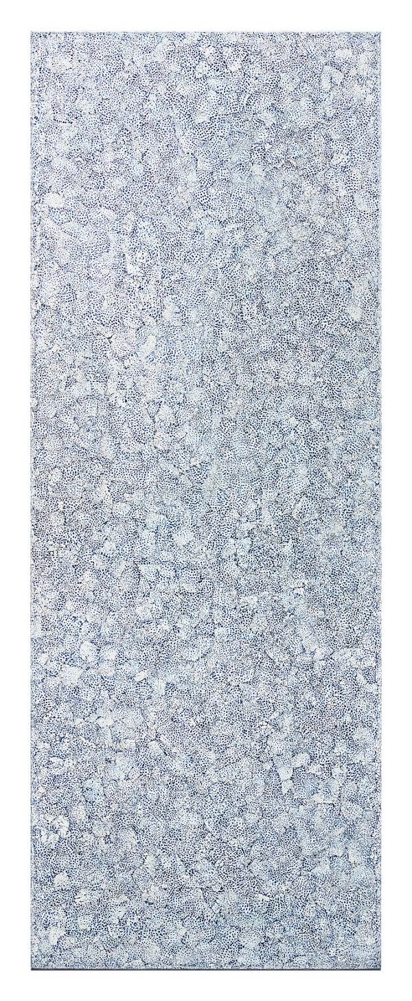 30" Elements Collection Eggshell Snakeskin Sapphire Custom Column Panel