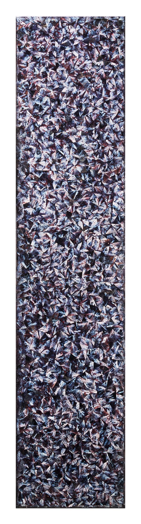 18" Elements Collection Mussel Shell Burgundy Custom Column Panel