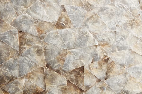 24" Elements Collection Capiz Copper Custom Wine Column Panel