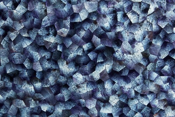 24" Elements Collection Mussel Shell Blue Custom Wine Column Panel