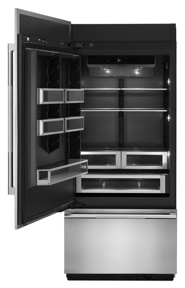36” Panel-Ready Built-In Bottom-Freezer Refrigerator (Left-Hand Door Swing)