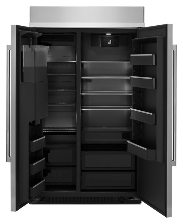 RISE™ 48" Built-In Side-By-Side Refrigerator with External Ice and Water Dispenser