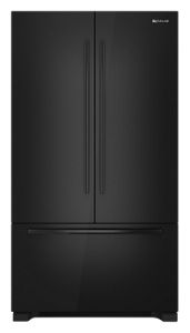 jenn air white glass refrigerator