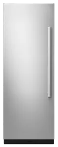24" Built-In Column Freezer with NOIR™ Panel Kit, Left Swing