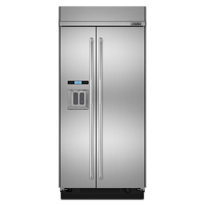 42" Built-In Side-by-Side Refrigerator with Water Dispenser