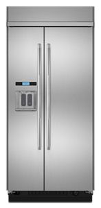 48" Built-In Side-by-Side Refrigerator with Water Dispenser