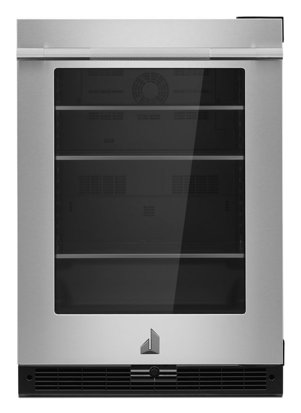 RISE™ 24"  Under Counter Glass Door Refrigerator, Right Swing