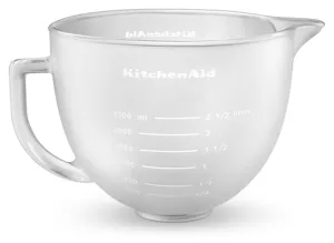 KitchenAid K5GBH 5-Quart Glass Mixing Bowl Hammered  - Best Buy