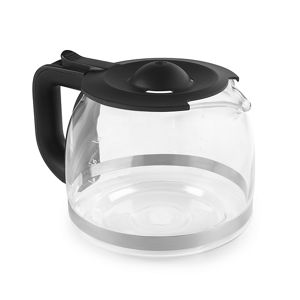 Coffee Machine Replacement 12-Cup Glass Pot, Compatible with KitchenAid KCM1209 KCM1208 Cuisinart DCC 1220BKS, Capresso Sg300, Black + Decker, Krups