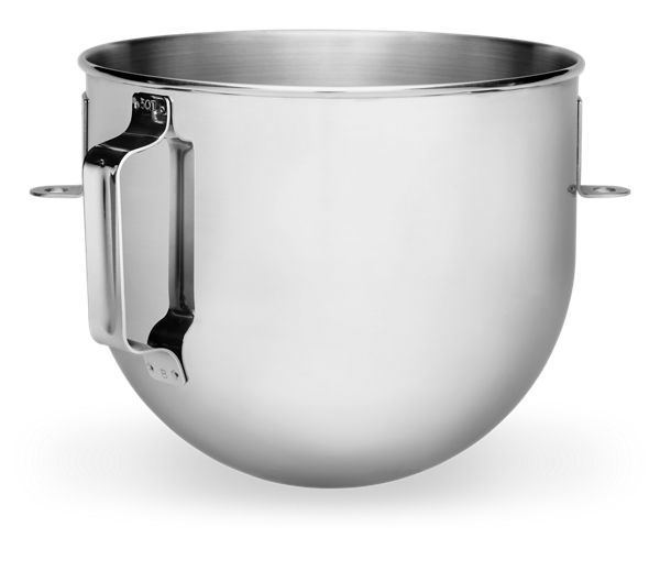 5 Qt / 4.8 L Bowl-Lift Polished Stainless Steel Bowl with Flat Handle