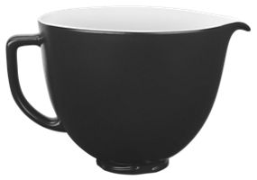 KitchenAid® 5 Quart Black on Black Smooth Ceramic Bowl