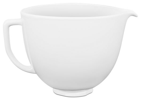 KitchenAid® 5 Quart White Chocolate Ceramic Bowl