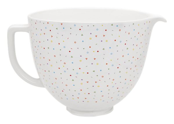 KitchenAid® 5 Quart Confetti Sprinkle Ceramic Bowl