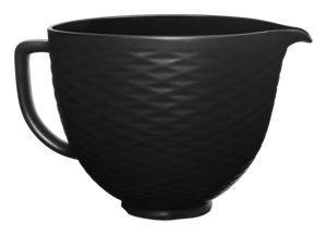 4.8 L Black on Black Textured Ceramic Bowl