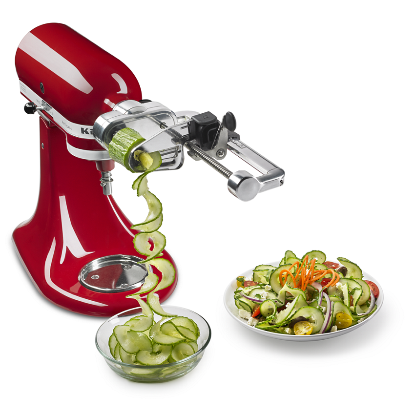 How To Use A Spiralizer Kitchenaid