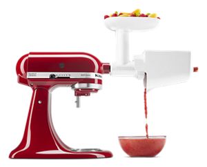 KitchenAid KSM2FPPA Food Grinder + Vegetable/Fruit Strainer + Fresh Prep  Slicer/Shredder Stand Mixer Attachment Pack