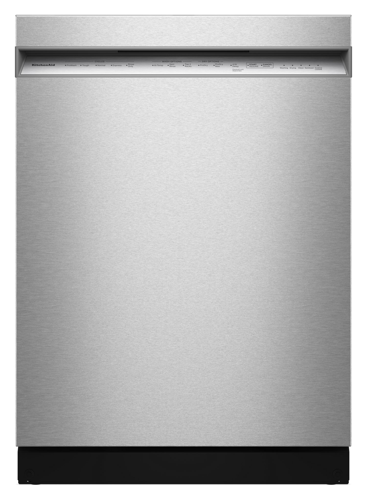 KitchenAid 360° Max Jets Third Rack Dishwasher w/ Prodry System, 44 Dba in Steel KDFS424SPS