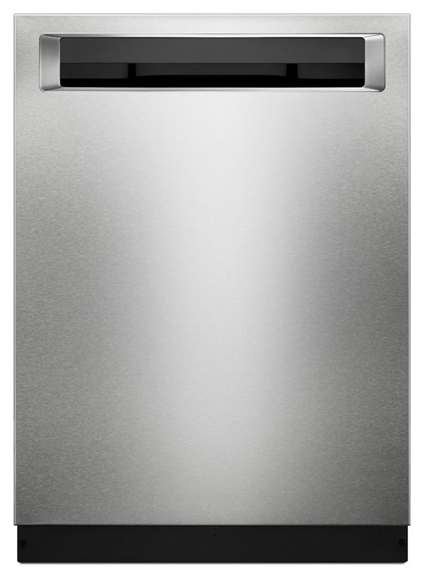 KitchenAid&reg; 46 DBA Dishwasher with Bottle Wash Option and PrintShield&trade; Finish, Pocket Handle
