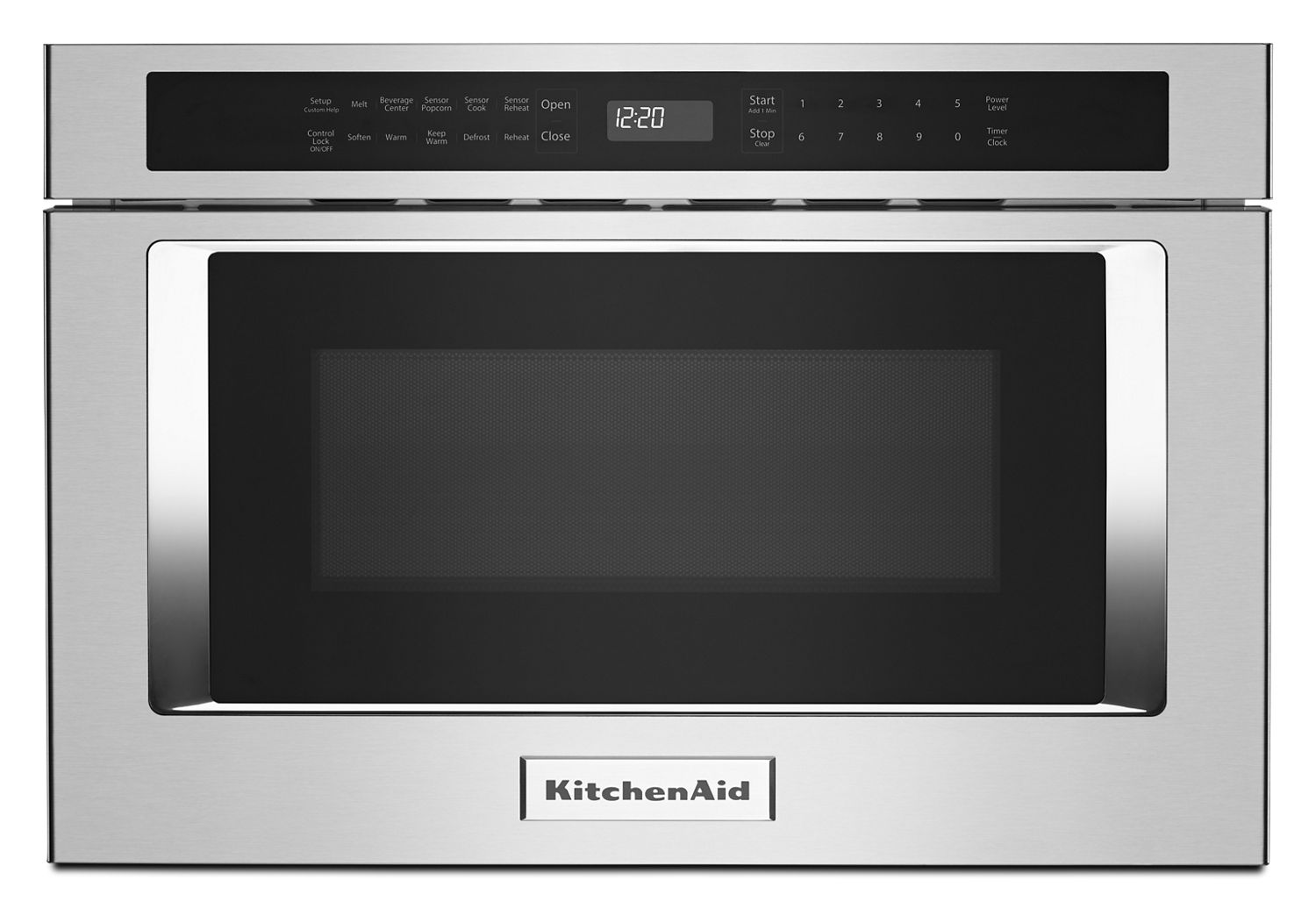 KitchenAid 24" Under-Counter Microwave Oven Drawer in Steel KMBD104GSS