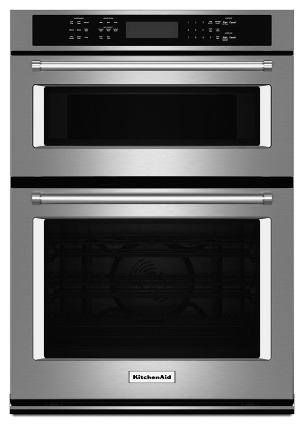KitchenAid® 30" Combination Wall Oven with Even-Heat™ True Convection (Lower Oven)