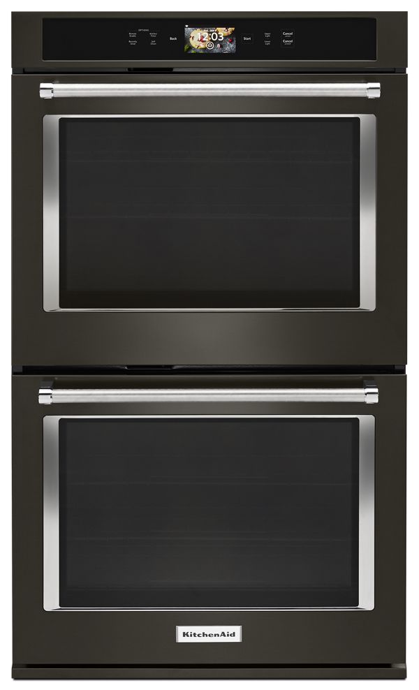 KitchenAid&reg; Smart Oven+ 30&quot; Double Oven with Powered Attachments and PrintShield&trade; Finish