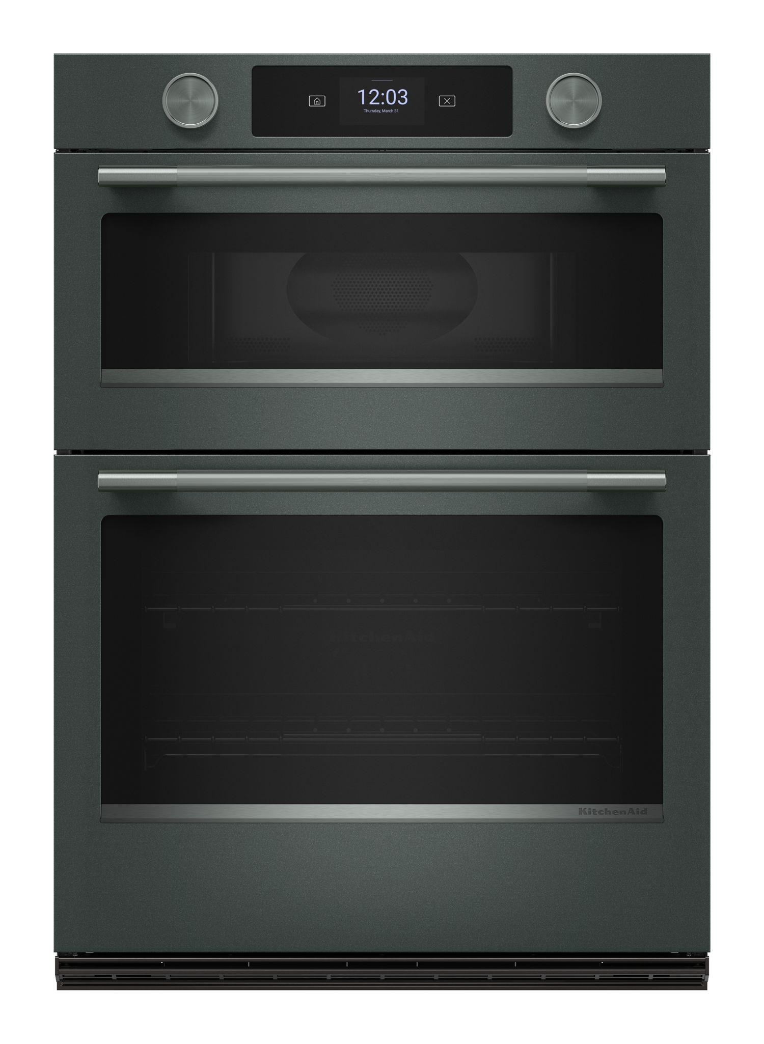 KitchenAid 30 in. Smart Electric Combo Wall Oven w/ Intelligent Cooking Camera - Juniper KOEC930SJP