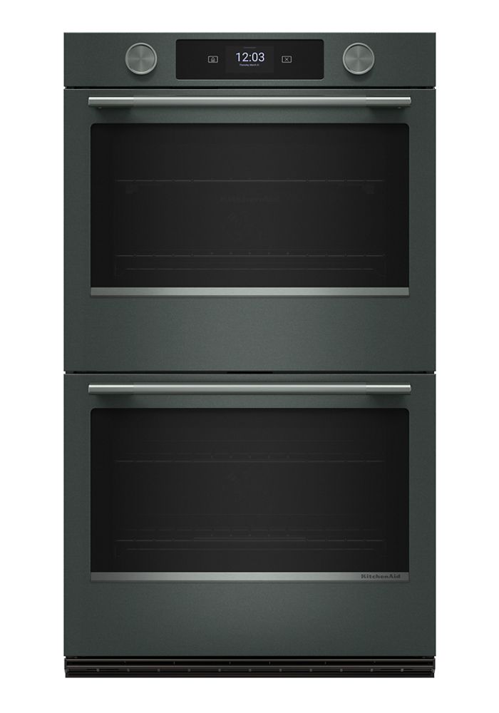 Kitchenaid 30-Inch Smart Electric Double Wall Oven With Assisted Cooking Modes - Juniper, KOED730SJP