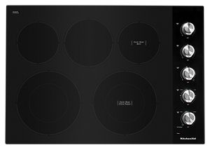 30" Electric Cooktop with 5 Elements and Knob Controls