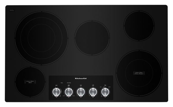 36" Electric Cooktop with 5 Elements and Knob Controls