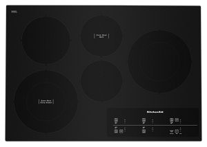 kitchen aid cooktop electric