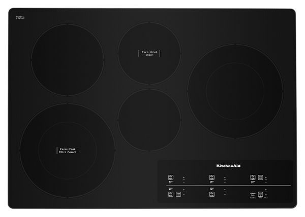 30" Electric Cooktop with 5 Elements and Touch-Activated Controls