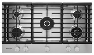 KCGS956ESS by KitchenAid - 36 5-Burner Gas Cooktop with Griddle