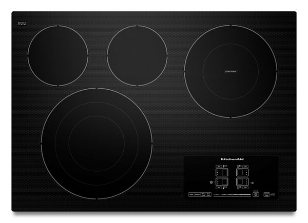 KitchenAid&reg; 30&quot; Electric Cooktop with 4 Radiant Elements and Touch-Activated Controls