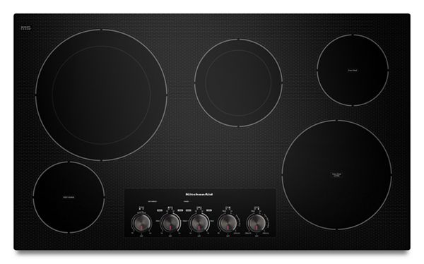 KitchenAid&reg; 36&quot; Electric Cooktop with 5 Radiant Elements