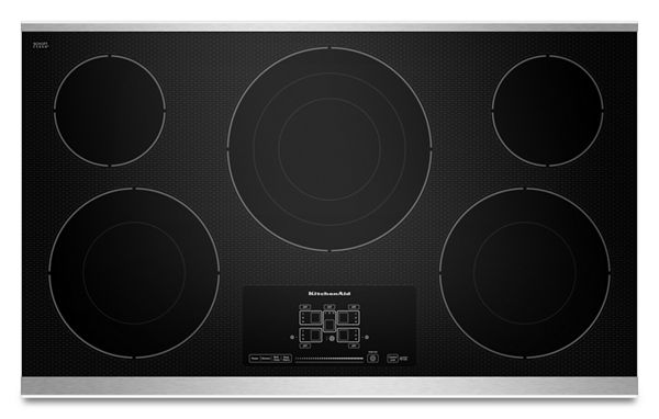 KitchenAid&reg; 36&quot; Electric Cooktop with 5 Radiant Elements and Touch-Activated Controls