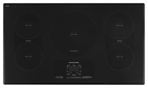 Black 36 Inch 5 Element Induction Cooktop Architect Series Ii